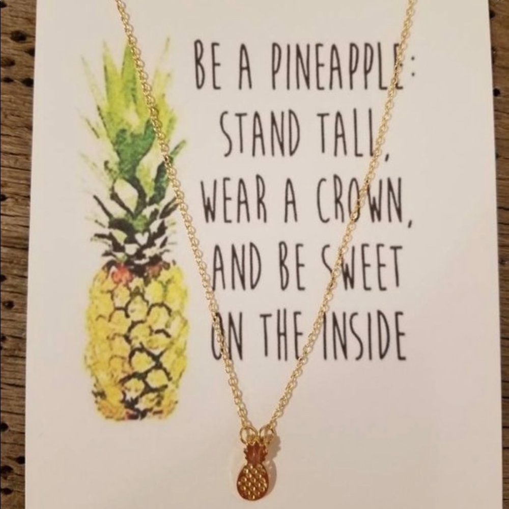 3/$15 Personalized Pineapple Necklace